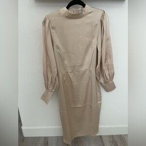 Beige Dress